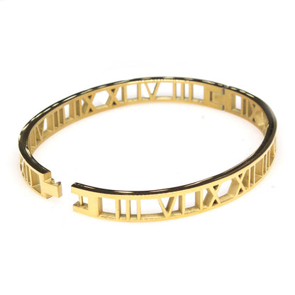 Jewel Hut Roman Numerals Openwork Bracelet